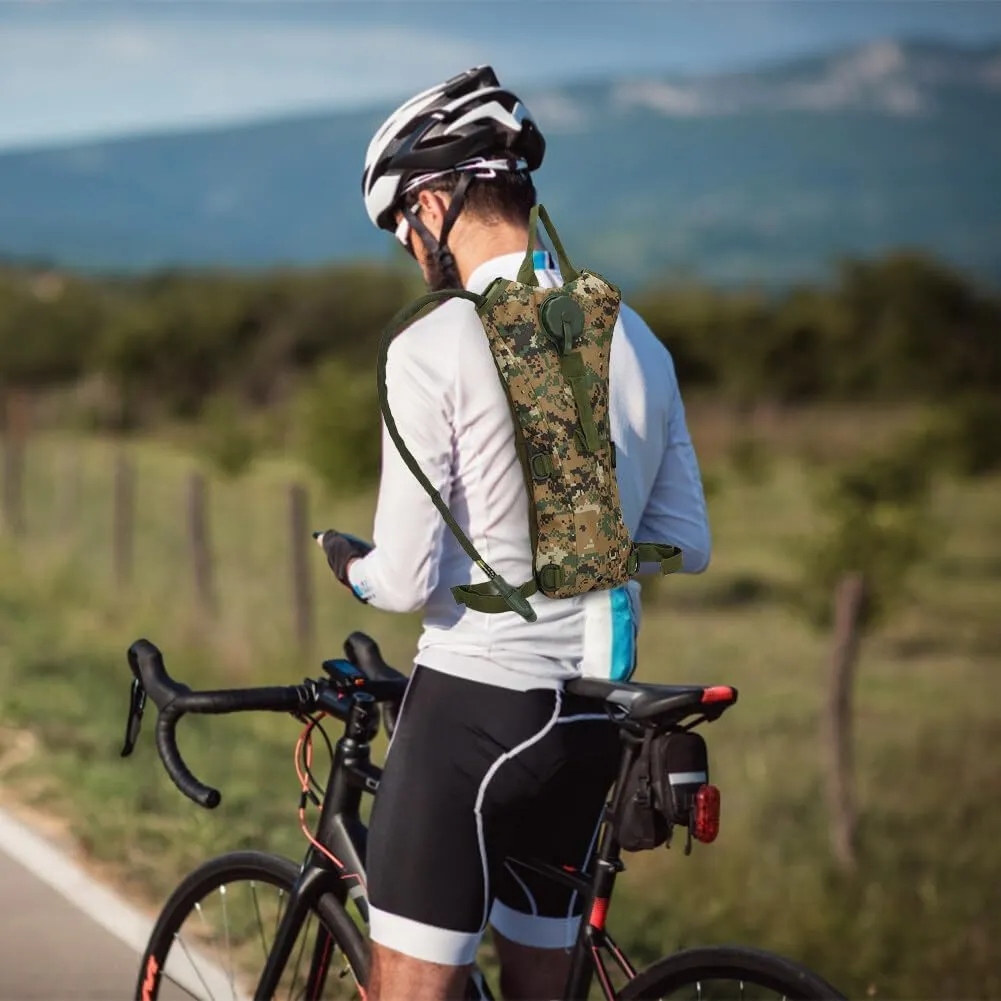 1PCS 3L Military Water Hydration Backpack