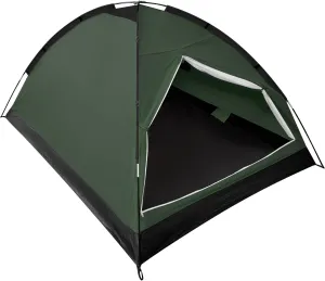 2-Person Dome Tent for Camping Waterproof Lightweight Portable Backpacking Orange/Blue/Army Green/Green