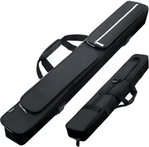 2x2 Pool Cue Case, Heavy Duty Oxford Wear-Resistant Soft Billiard Cue Stick Case Bag with Adjustable Shoulder Strap, Pool Stick Case for 2 Sticks /2 Butt/2 Shaft/, Black