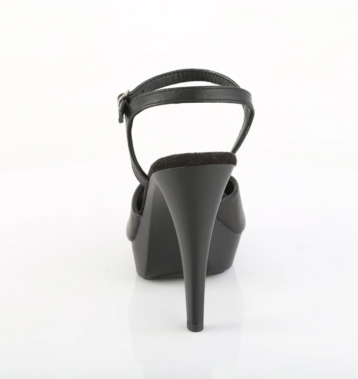 5 Inch Heel COCKTAIL-509 Black Vegan Leather