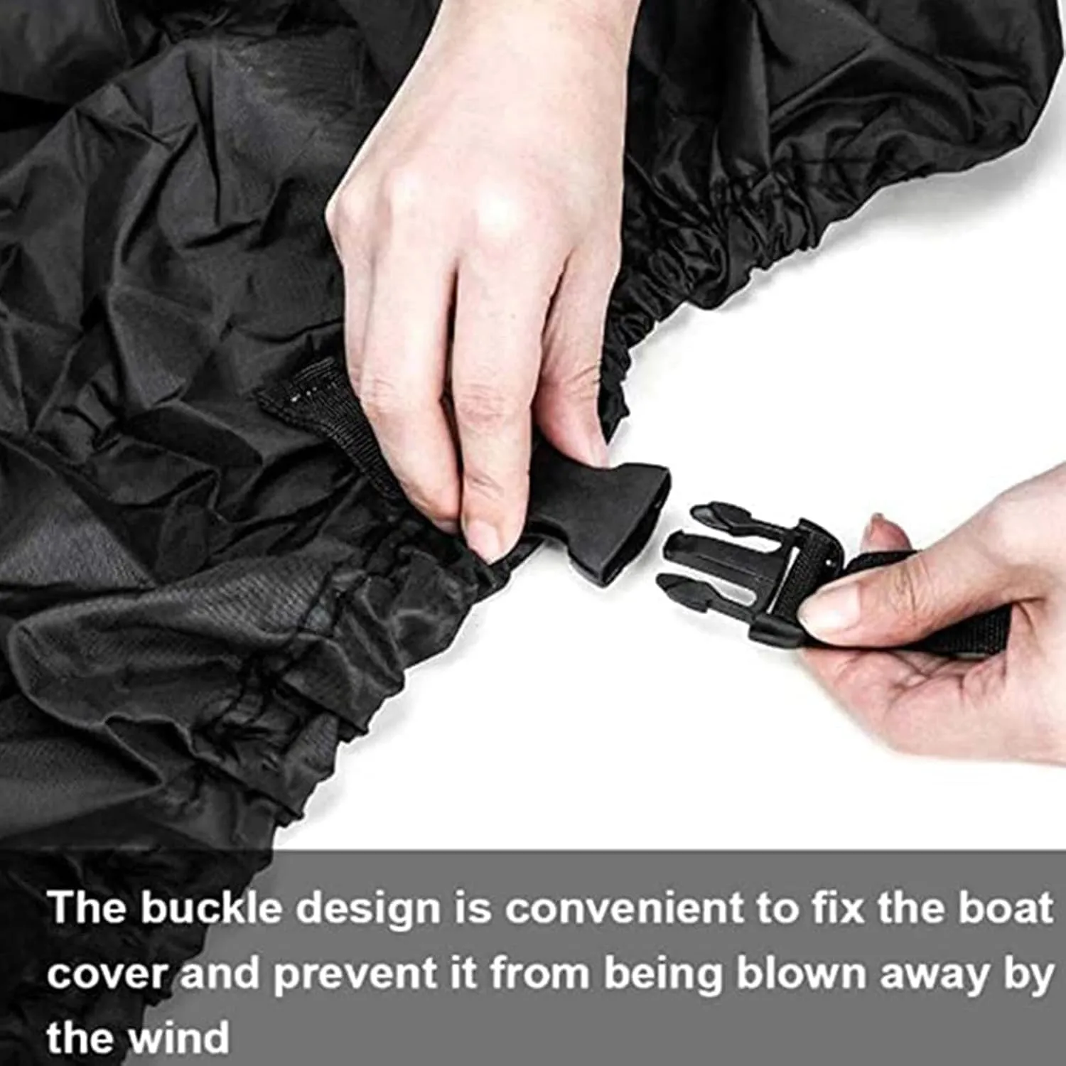 600D Heavy Duty Boat Cover All Weather Shade Marine Grade Polyester Canvas Centre Console Cover V-Hull Boat Yacht Cover(19FT)