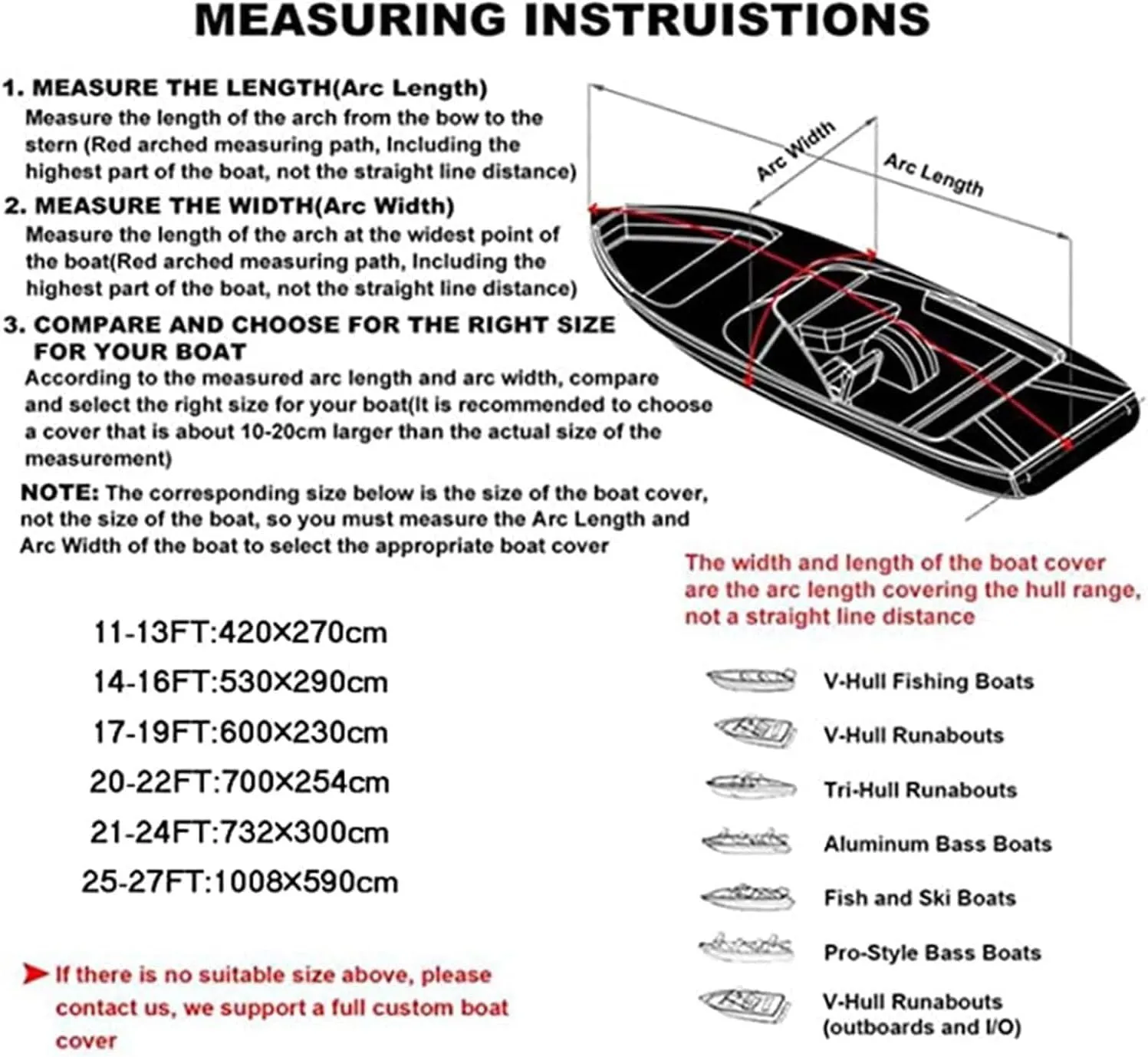 600D Heavy Duty Boat Cover All Weather Shade Marine Grade Polyester Canvas Centre Console Cover V-Hull Boat Yacht Cover(19FT)