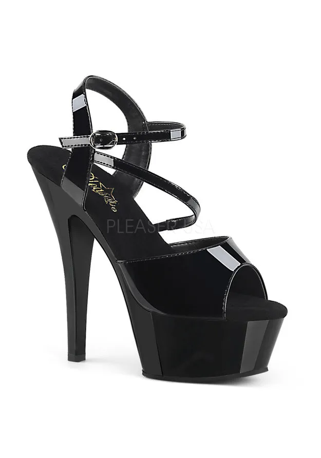 6" Heel, 1 3/4" PF Ankle Strap Sandal