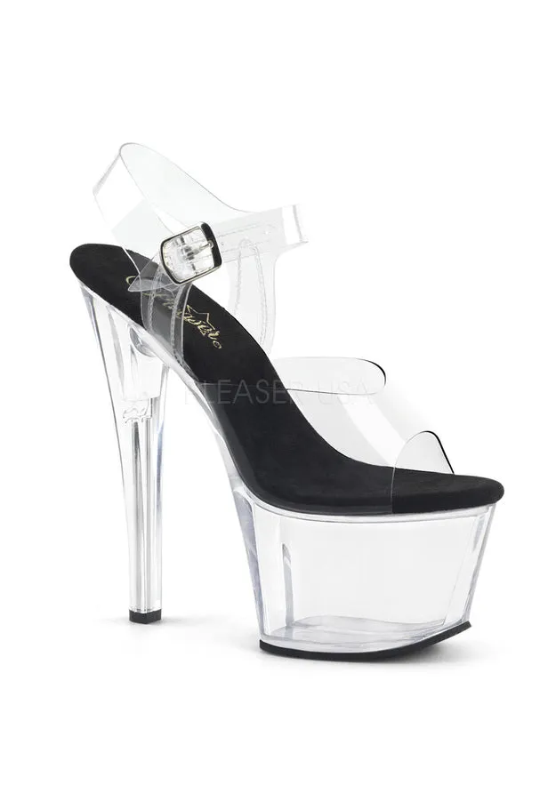 7" Heel, 2 3/4" PF Ankle Strap Sandal
