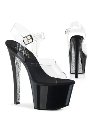 7" Heel, 2 3/4" PF Ankle Strap Sandal