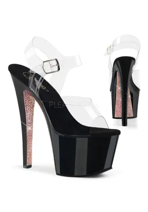 7" Heel, 2 3/4" PF Ankle Strap Sandal