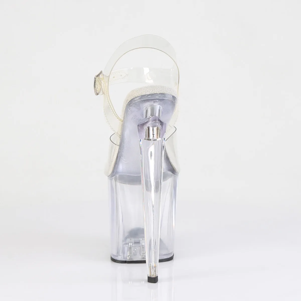 8 Inch Heel RAZZLE-808 Clear