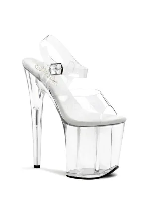 8" Heel Ankle Strap Platform Sandal