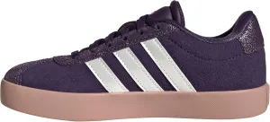 adidas VL Court 3.0 Sneaker, Aurora Plum/Zero Metallic/Pink Gum, 1 US Unisex Little Kid