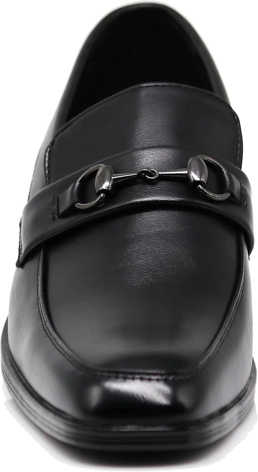ADM Men's Oxfords Loafer Dress Shoes Soft Rubber Sole Formal Business Slip On Lace Up Shoes