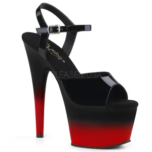 ADORE-709BR-H - Blk Pat/Blk-Red