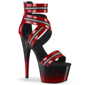 ADORE-766-Red Pat/Blk-Red