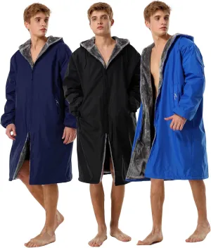 Adoretex Unisex Adult & Youth Faux Fur Lining Swim Parka