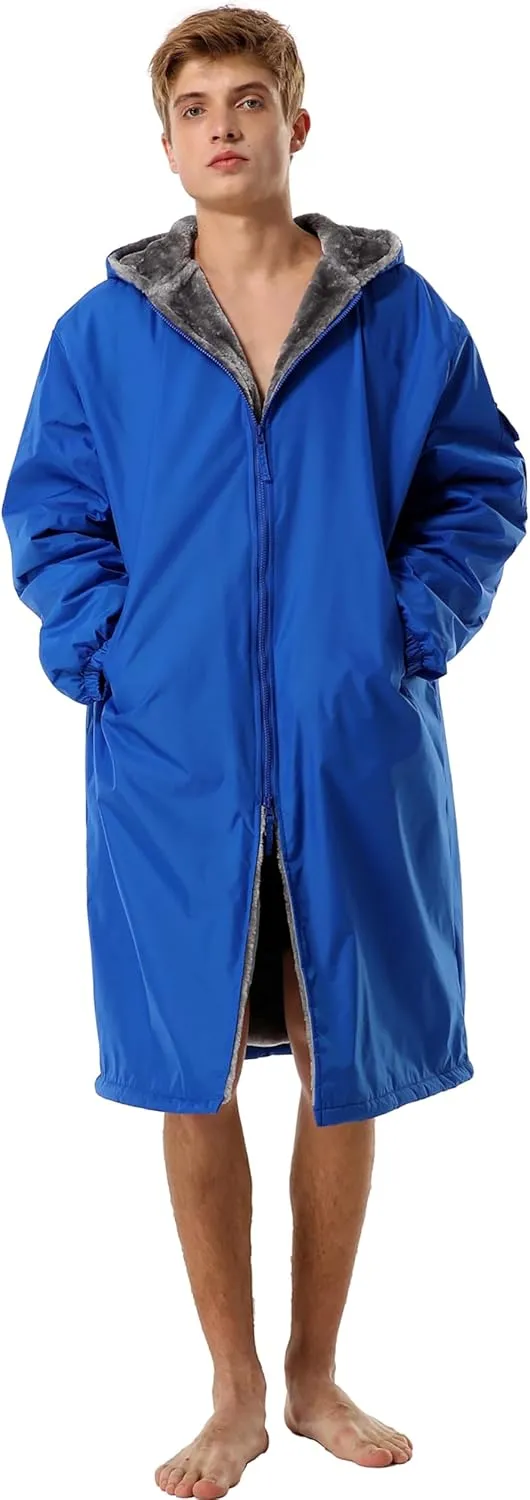 Adoretex Unisex Adult & Youth Faux Fur Lining Swim Parka
