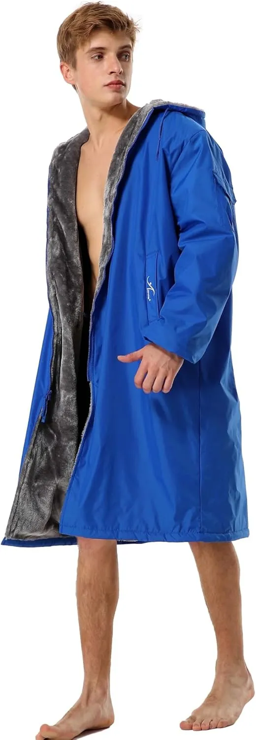 Adoretex Unisex Adult & Youth Faux Fur Lining Swim Parka