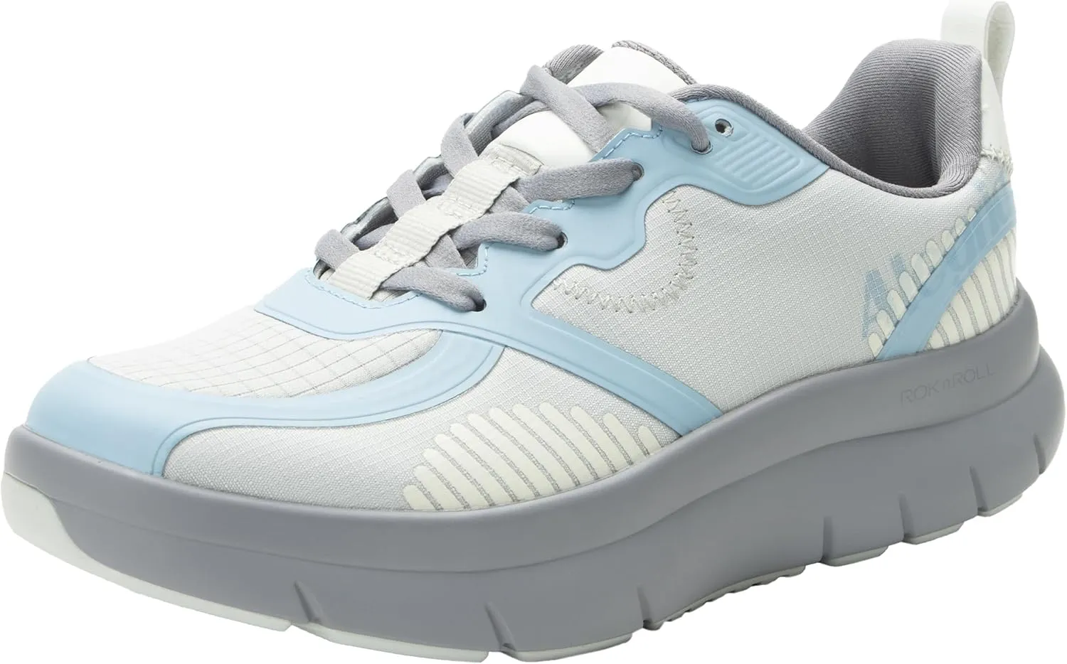 Alegria Women's Solstyce - Rok N Roll - Energizing Support for Effortless Movement - Slip-Resistant with Arch Support - Athletic Sneaker - Walking Shoes