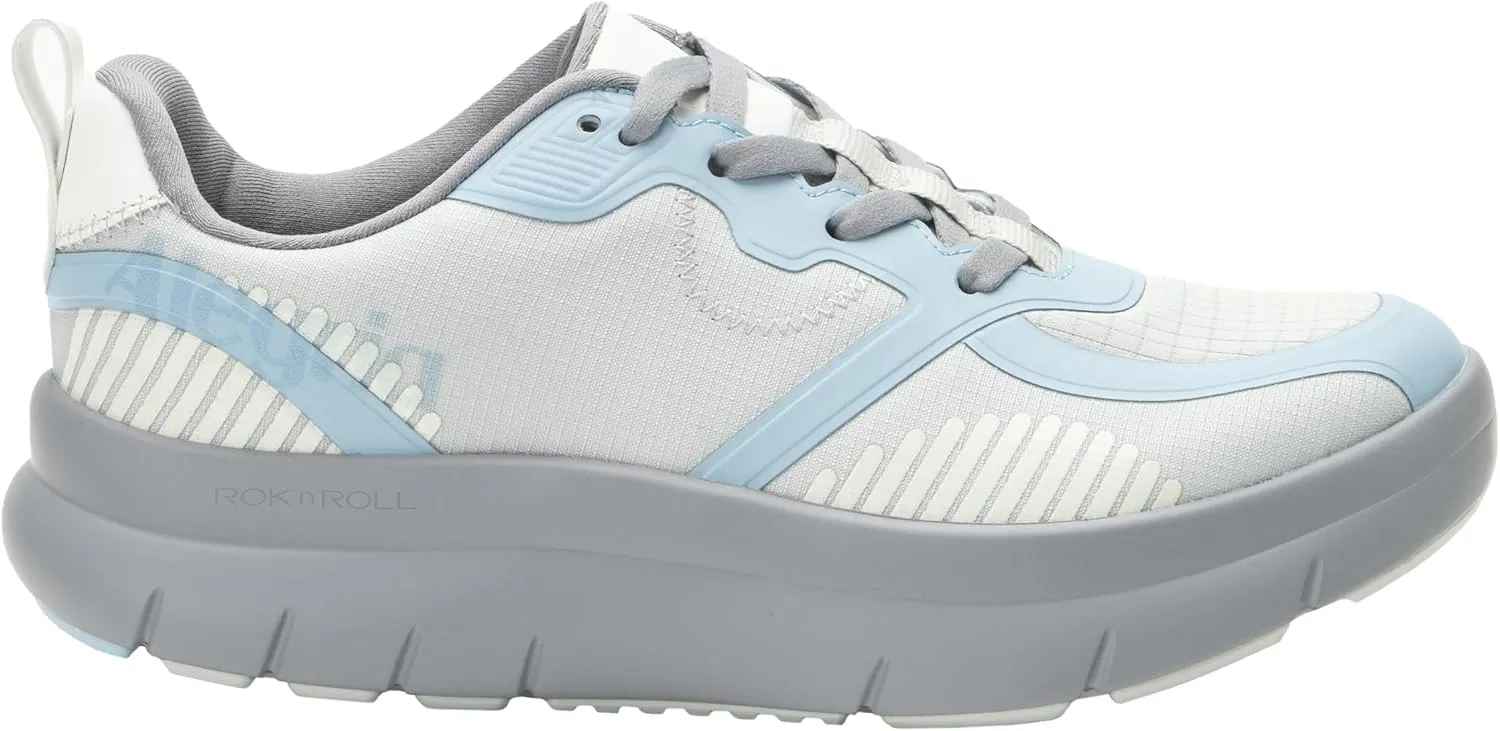 Alegria Women's Solstyce - Rok N Roll - Energizing Support for Effortless Movement - Slip-Resistant with Arch Support - Athletic Sneaker - Walking Shoes