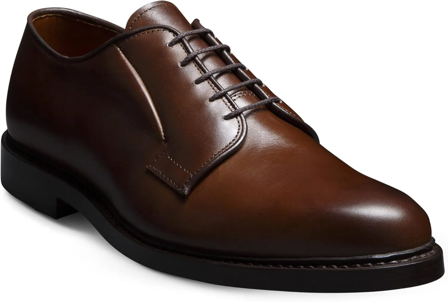 Allen Edmonds Men's Leeds Plain Toe Dress Oxford, Coffee Brown Leather 11 2X-Narrow