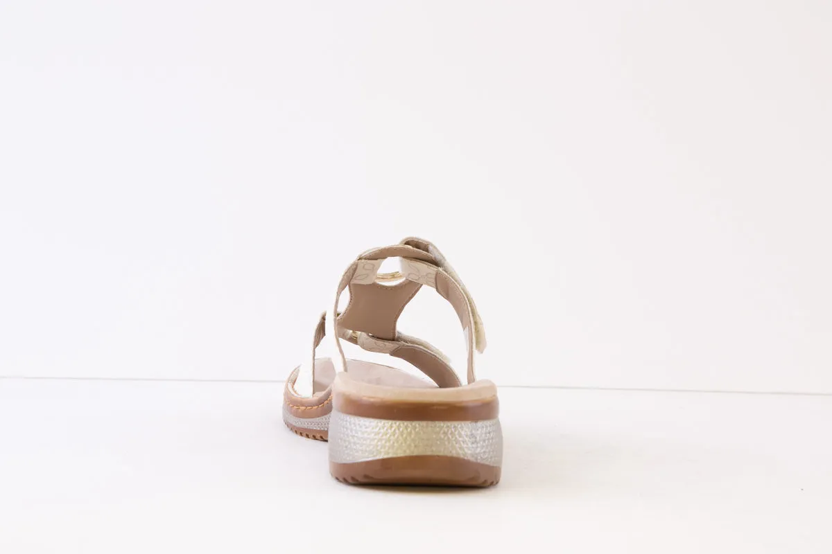 ARA - 29003-03 FLAT MULE - WHITE MULTI