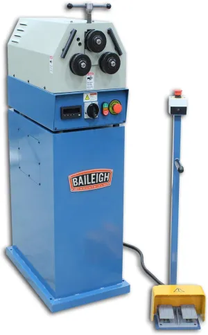 Baileigh R-M20-220 Single Pinch Roll Bender, 3-Phase 220V, 3hp Motor