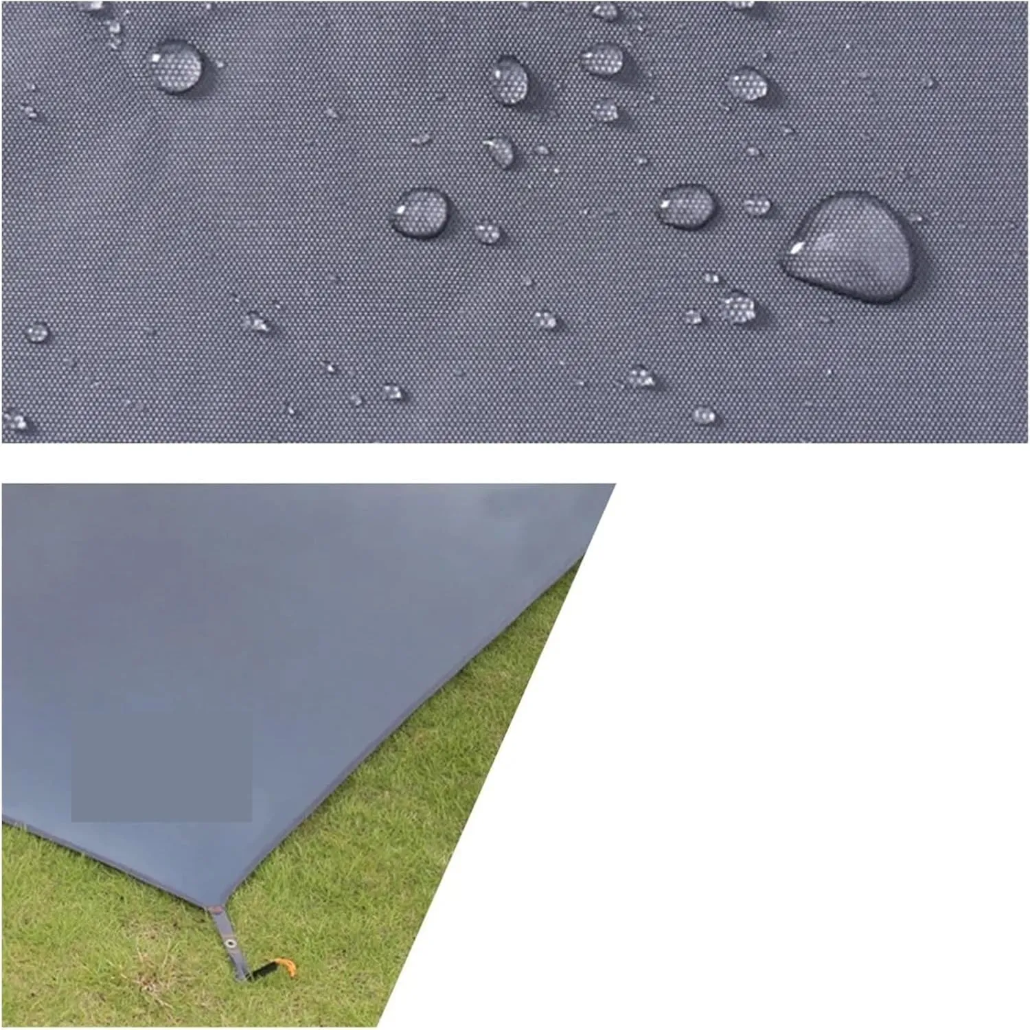 Beach Mat Camping Tarp Thicken Picnic Mat Durable Beach Pad Multifunctional Tent Footprint Sun Canopy Ground Sheet Hiking Fashionable (Color : L for 3 Person)