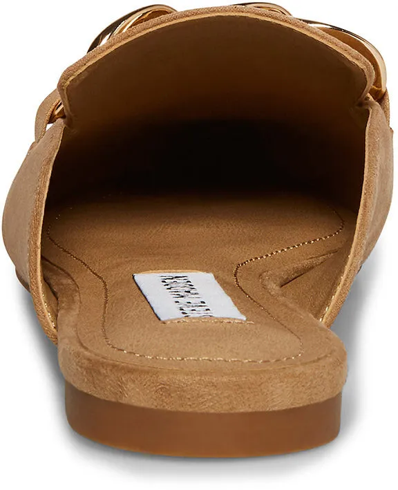 Best choice Detailed Toe On Tan Close Slip Chain Finely Steve Fashion Mules Madden Hot bargain Pointed