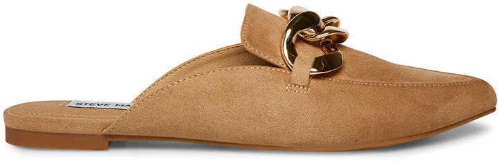 Best choice Detailed Toe On Tan Close Slip Chain Finely Steve Fashion Mules Madden Hot bargain Pointed