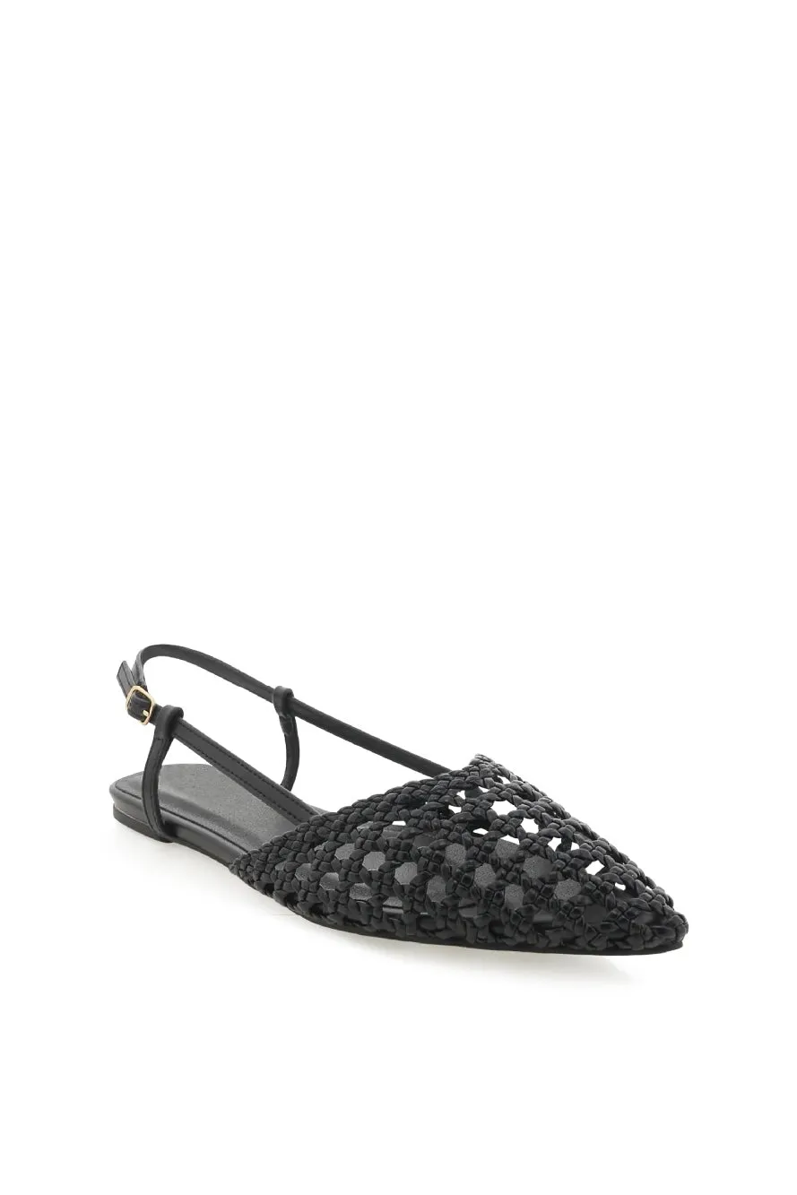 BILLINI - Alexandra Woven Point Slingback Shoe