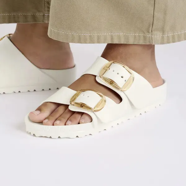 BIRKENTOCK - ARIZONA BIG BUCKLE MULE EVA - CREAM