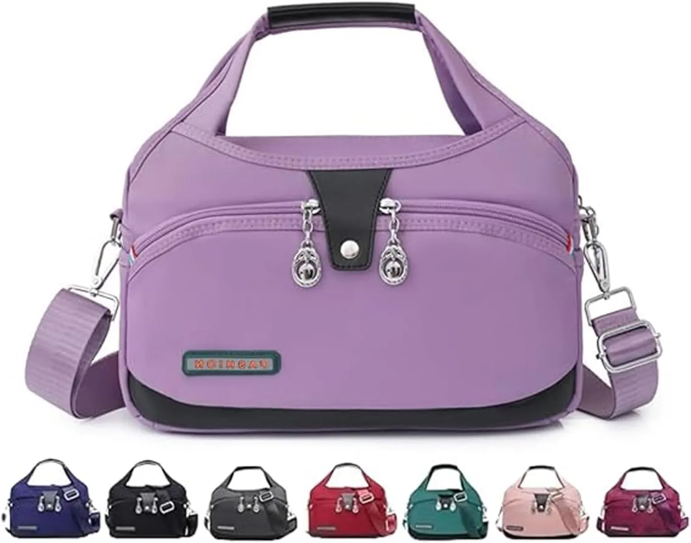 Blaciokamith handbag, Blaciokamith - soft edged lightweight and stylish multi pocket fashionable waterproof handbag