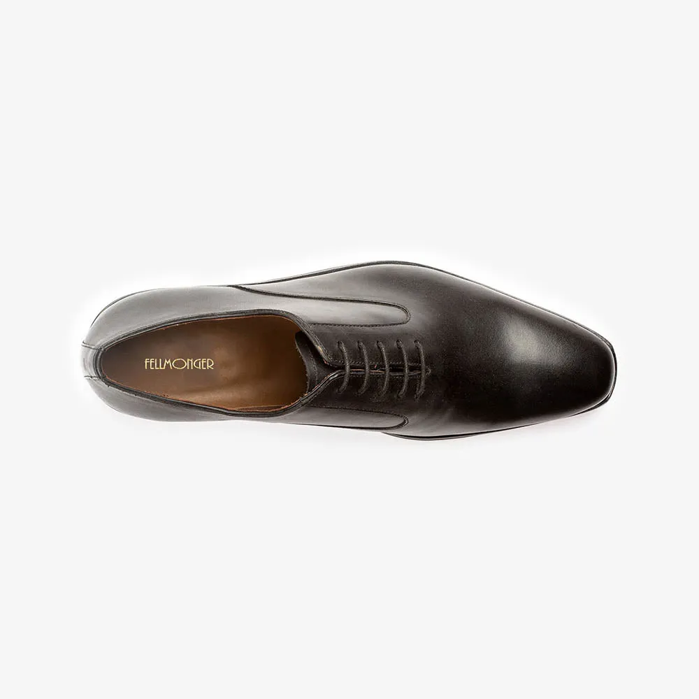 Black Classic Wholecut Oxford with Stitch Detail