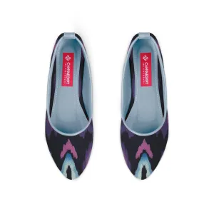 Blue Round Toe Shoe Faded