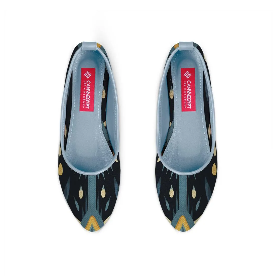 Blue Round Toe Shoe Light