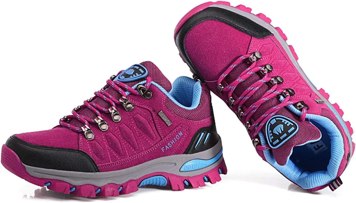 BORAMAX Women's Sneakers Outdoor Sports Climbing Hiking Shoes Waterproof Trekking Running Shoes Womens Climbing Shoes