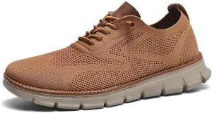 Breeze Shoes for Men Comfortable Oxfords Lace-Up Lightweight Casual Walking wearbreeze Urban Dress Shoes Breathable Upper