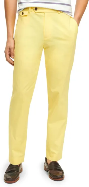 Brooks Brothers Men's Cotton Poplin Slim Fit Stretch Chino Pants