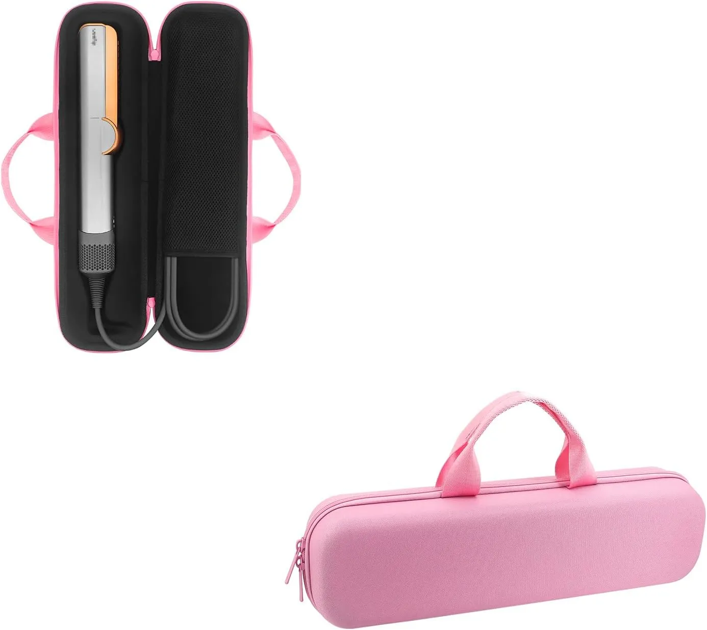 Buwico Hard Travel Case for Dyson Airstrait Straightener, Portable Storage Bag for Dyson Airstrait Straightener (Only Case, Pink)