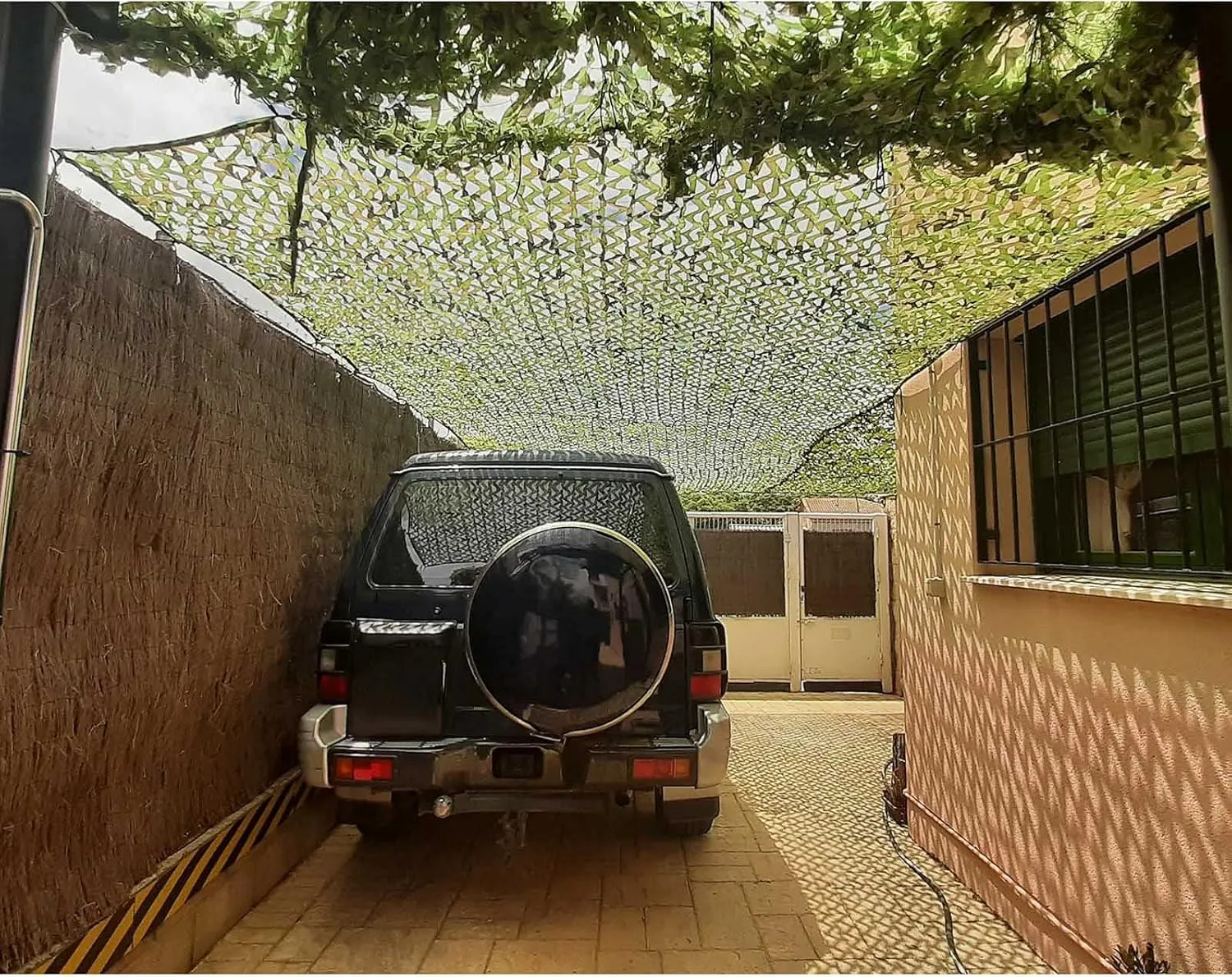 Camo Shade Net, 1.5/2/4/6/8m Sunscreen Mesh, Military Reinforced Camouflage Netting, for Outdoor Hunting, Tent Hiding, Car Cover, Various Sizes,4x5m(13 * 16.4ft)