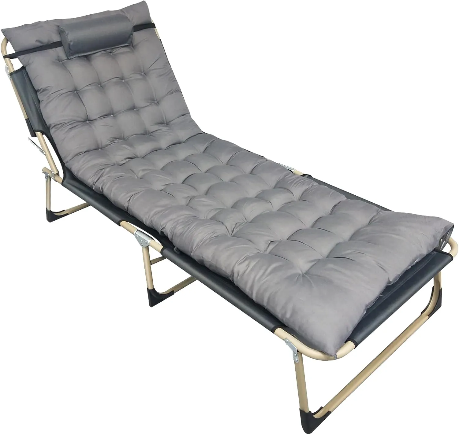 Camping Cot, 800D Double Layer Oxford Camping Cots for Adults with Mattress,Heavy-Duty Foldable Cots for Camping Travel Tent Day Outdoor & Home Guest, Max Load 500lbs