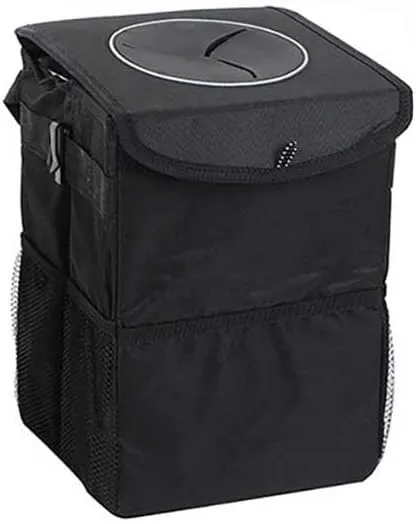 Car Garbage Can for Chevrolet Suburban/GMC Yukon XL 2021 2022 2023 2024,Leak-Proof Waterproof Foldable Bin Hanging Car Trash Bag with Lid Organizer All Seasons,XL