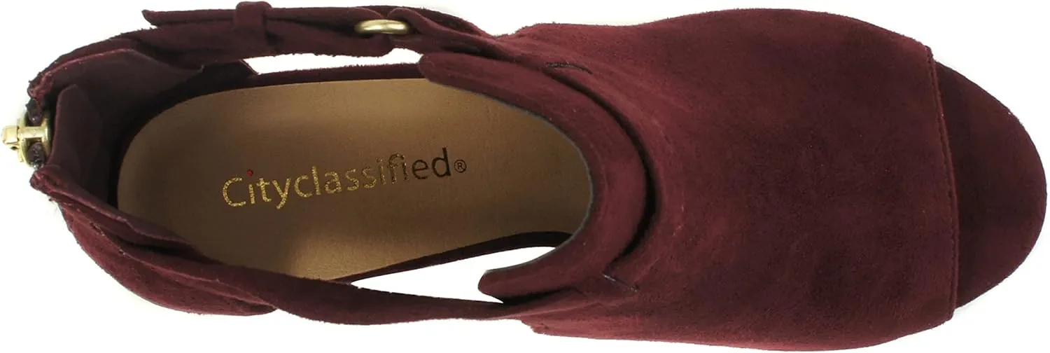 CITYCLASSIFIED womens Heel Sandal