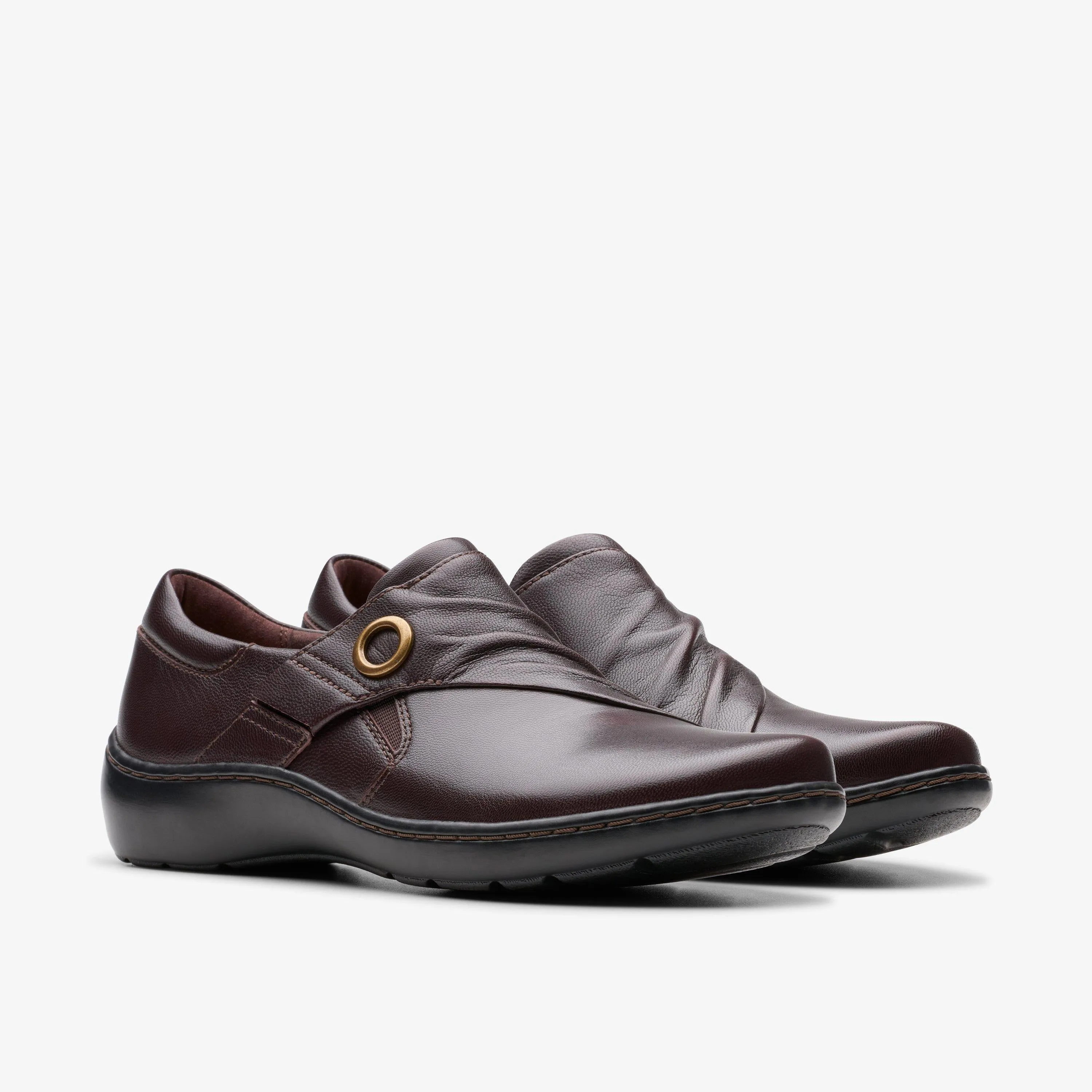 Clarks Women's Cora Aubrie Brown Leather 26179585