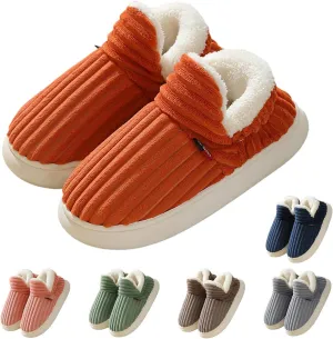 Cloud Slippers Women Men, Pillow Warm Fuzzy House Slippers, Thick Sole Anti-Skid Cozy Plush slides
