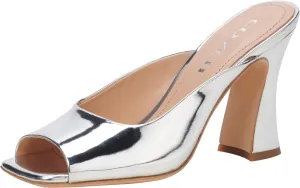 Coach Women's Laurence Metallic Leather Sandal