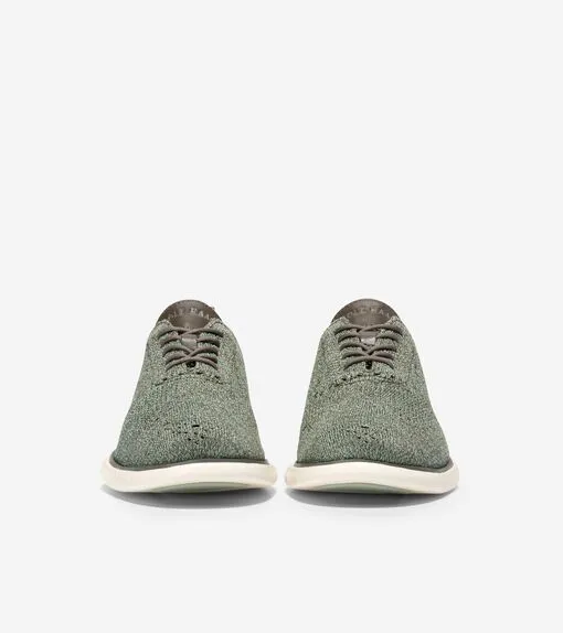 Cole Haan Mens 2.Zerogrand Stitchlite Oxford Deep Olive Ivory C37800