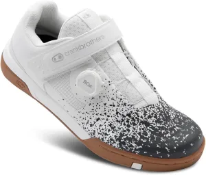 Crankbrothers Stamp BOA Splatter Mens MTB Mountain Bike Shoes White/Black 13 USA