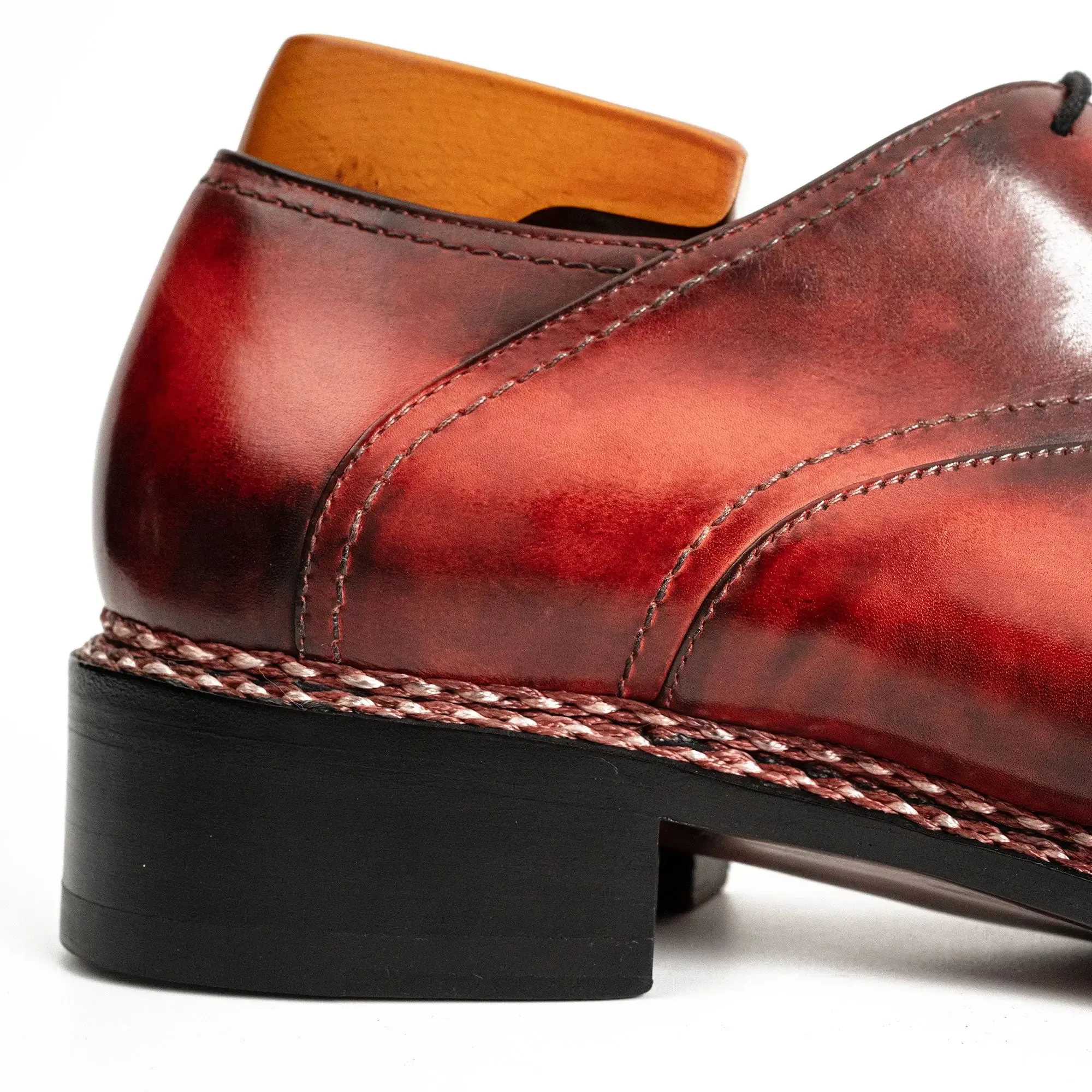 Crimson Norwegian Stitch Oxford
