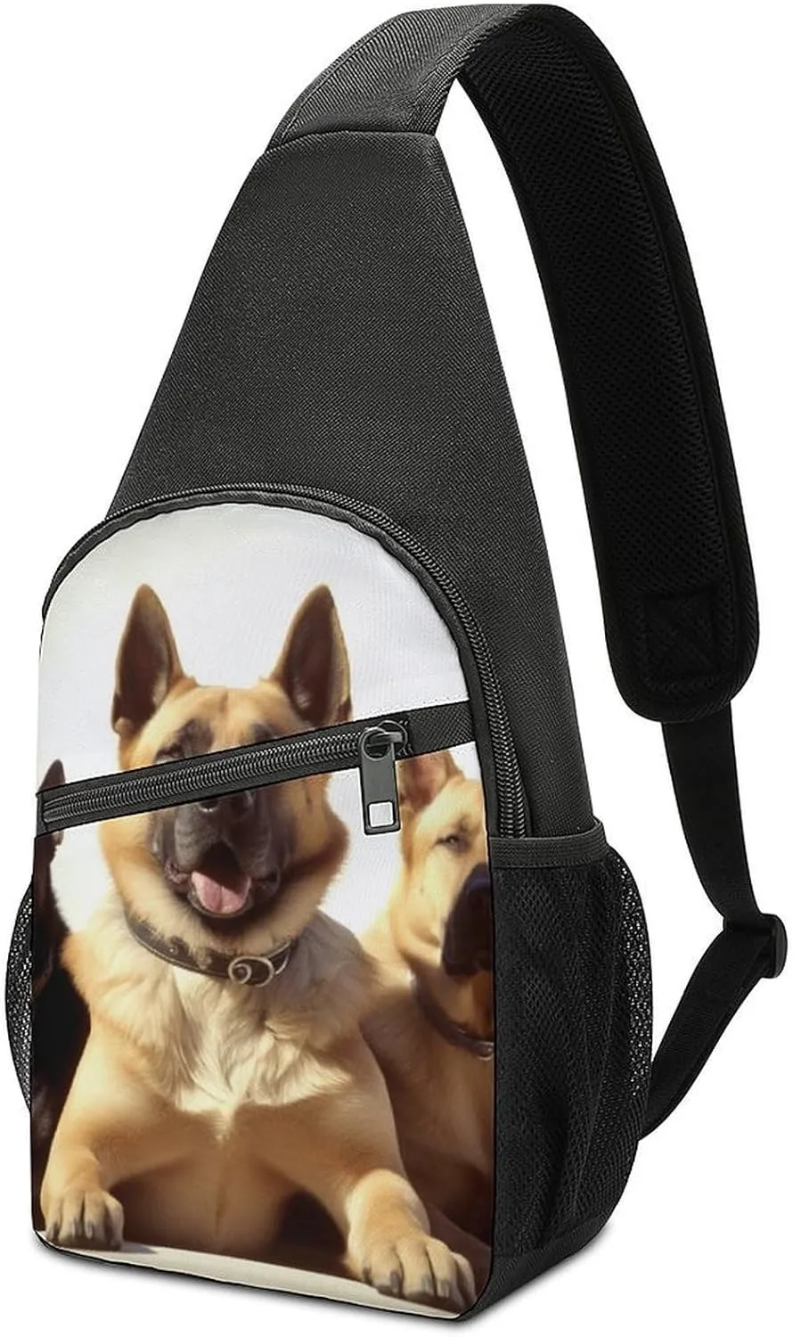 Crossbody Bag Travel Sling Bag for Men Small Sling Backpack Pineapple Chest Bag Shoulder Bag for Outdoor