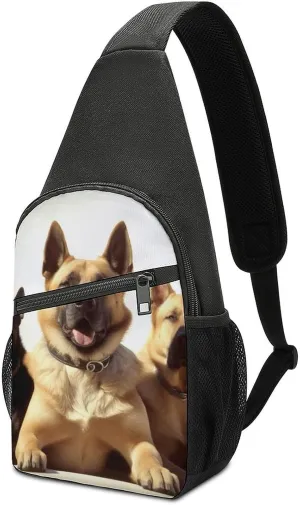 Crossbody Bag Travel Sling Bag for Men Small Sling Backpack Pineapple Chest Bag Shoulder Bag for Outdoor