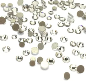 Crystal (001) Clear 2058 Austrian Crystal Austria Nail Art Tiny Small Mixed Sizes ss5 ss7 ss9 Flatbacks No Hotfix Rhinestones Bling DIY Round gems Resin Jewellery Deco